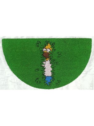 FELPUDO COCO DIBUJO con Base Antideslizante de PVC