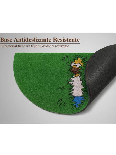 FELPUDO COCO DIBUJO con Base Antideslizante de PVC