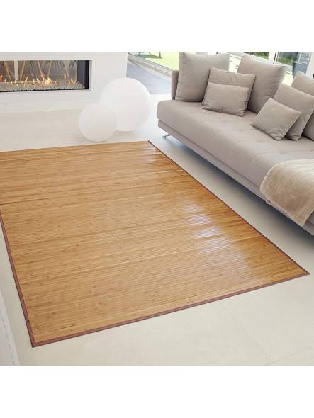 ALFOMBRA BAMBÚ Antideslizante, Alta resistencia, para Interior y Exterior.