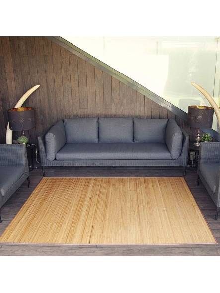 ALFOMBRA BAMBÚ Antideslizante, Alta resistencia, para Interior y Exterior.