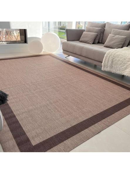 Alfombra vinilica de Tejido Trenzado Premium de Alta Gama Lavable Antideslizante