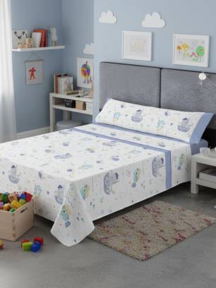 JUEGO DE SÁBANAS TORTU