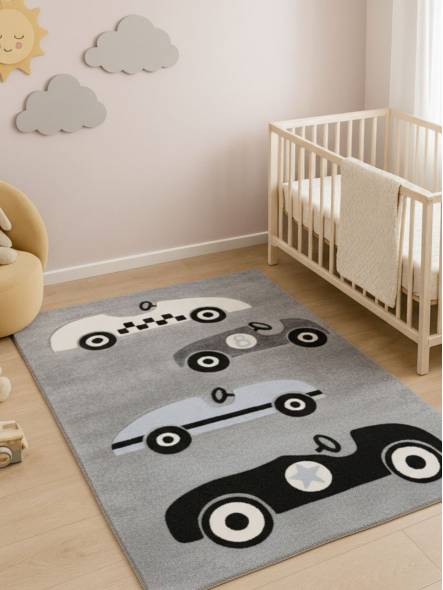 ALFOMBRA INFANTIL HAPPY COCHES