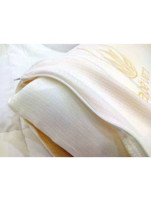 ALMOHADA VISCO-ALOE, tejido Aloe vera, doble funda.