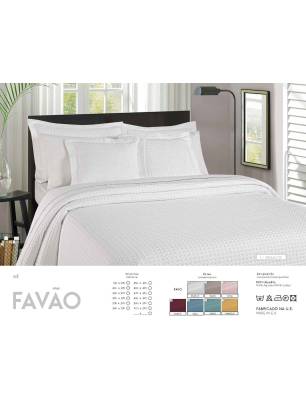 COLCHA DONATELLA FAVAO 100% ALGODÓN