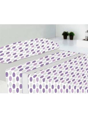 JUEGO DE SÁBANAS TEJIDOS EL MUNDO VANDAR-CORAL