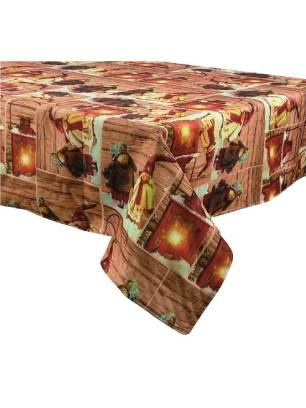 MANTEL NAVIDEÑO MUÑECOS