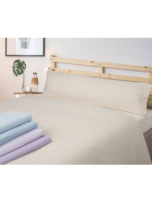 JUEGO DE SÁBANAS DONATELLA RAYAS FRANELA