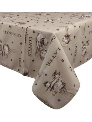 MANTEL ANTIMANCHAS CAFE