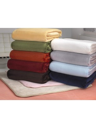 MANTA LISA MORA COLOR