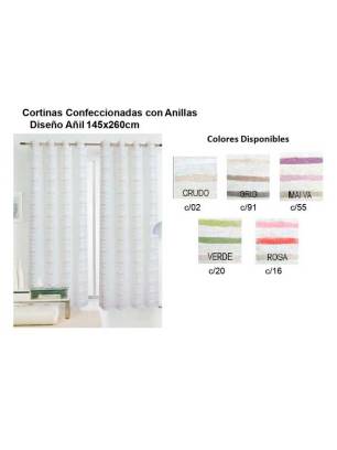 CORTINA TEJIDOS EL MUNDO AÑIL