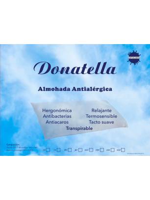 ALMOHADA DONATELLA ANTIALERGICA