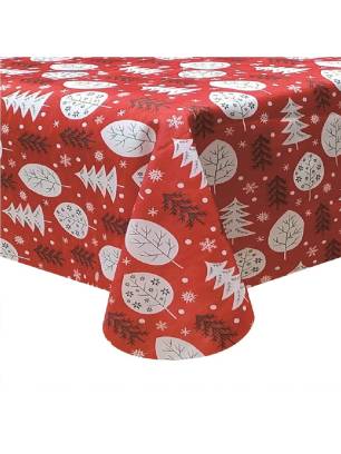 MANTEL NAVIDEÑO ABETOS