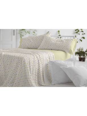 JUEGO DE SÁBANAS BURRITO BLANCO TRI-182