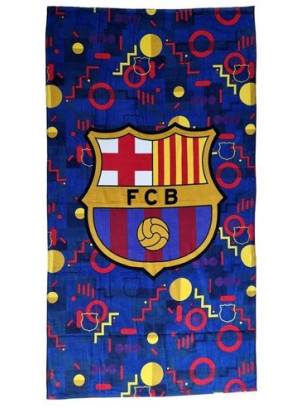 TOALLA PLAYA FC BARCELONA ALGODON
